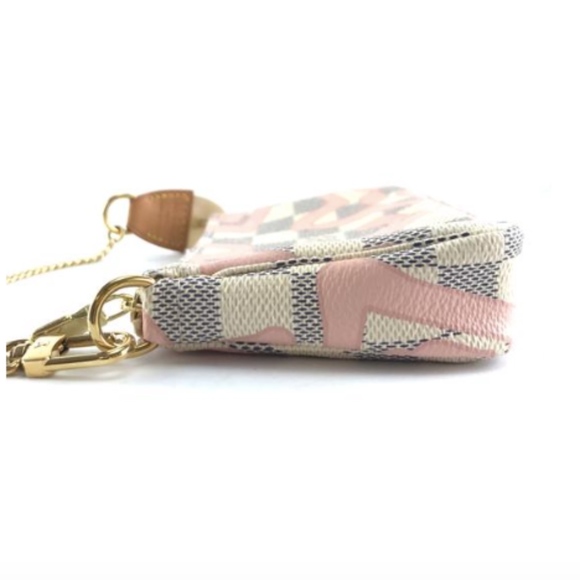 Tahitienne Damier Azur Chain Strap Clutch - Picture 6 of 8